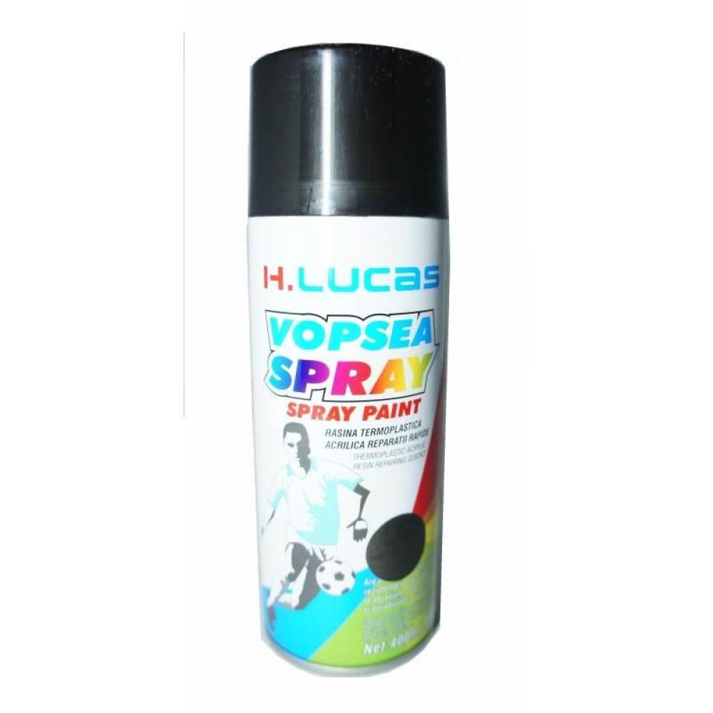 Spray vopsea metalizat Negru 676 400ml 