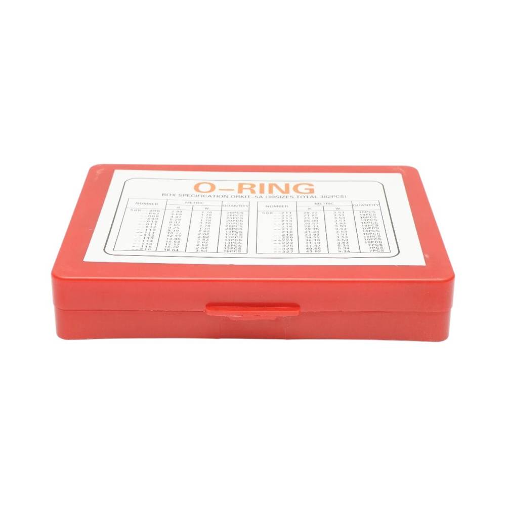 Set oringuri metrice NBR 90, ORKIT-5A, 382buc, (2.9->43.82mm) BK81023
