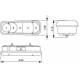 Lampa spate 350x133, Renault Premium, Iveco Daily, Daf, dreapta / stanga L-2061 Dasteri Lampa spate 350x133, Renault Premium, Iveco Daily, Daf, dreapta / stanga L-2061 Dasteri