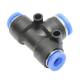 Cuplaj rapid plastic T PUT cu reductie 6x8x6 VA11