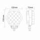 Proiector lucru 138x120, 16 LED-uri, 10-30V, 48W, 3400lm, cu grilaj, TT.13248S