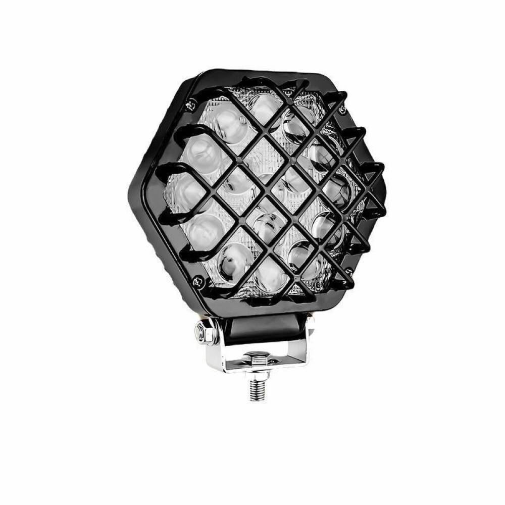 Proiector lucru 138x120, 16 LED-uri, 10-30V, 48W, 3400lm, cu grilaj, TT.13248S