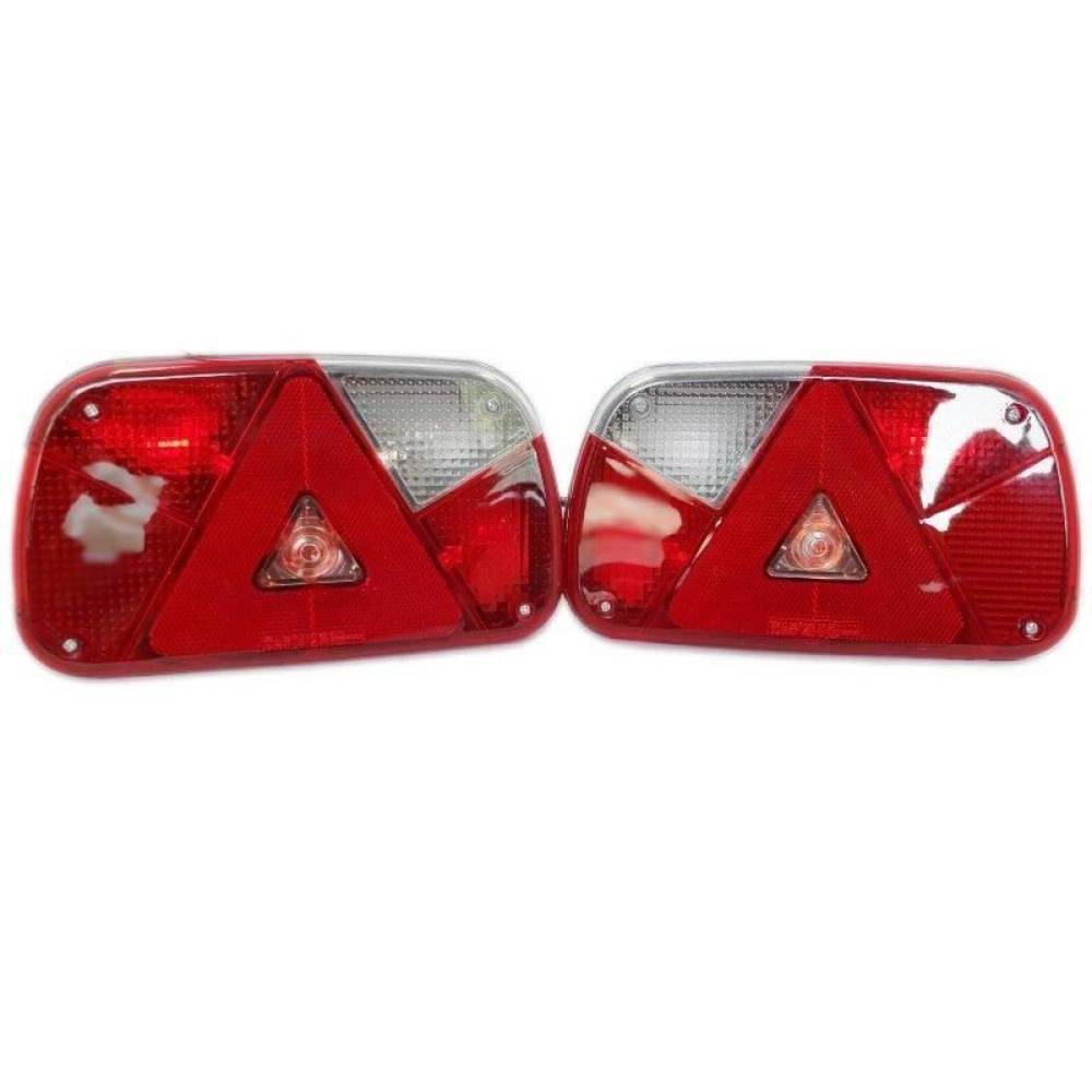 Set lămpi spate 240x130mm, 7 funcții, stânga + dreapta, JH602 A/B Set lămpi spate 240x130mm, 7 funcții, stânga + dreapta, JH602 A/B