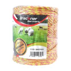 Rola fir galben cu rosu, pentru gard electric, fi2, 6x0.15mm, 500M, BK87653 Rola fir galben cu rosu, pentru gard electric, fi2, 6x0.15mm, 500M, BK87653