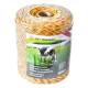 Rola fir galben cu rosu, pentru gard electric, fi2, 6x0.15mm, 500M, BK87653