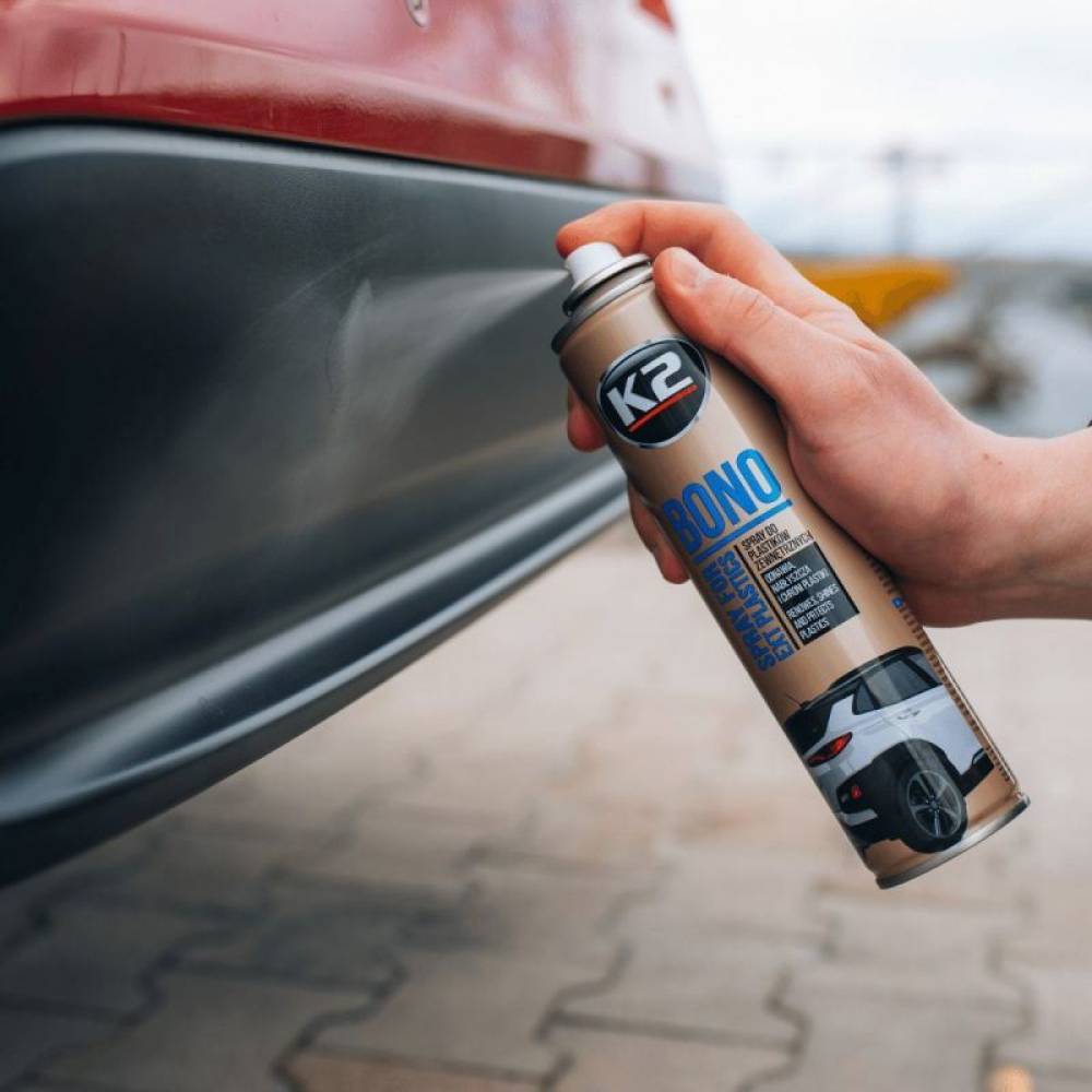 Spray curatat, reinnoit luciu suprafete plastic, cauciuc, vynil 300ml, BONO K150 K2.