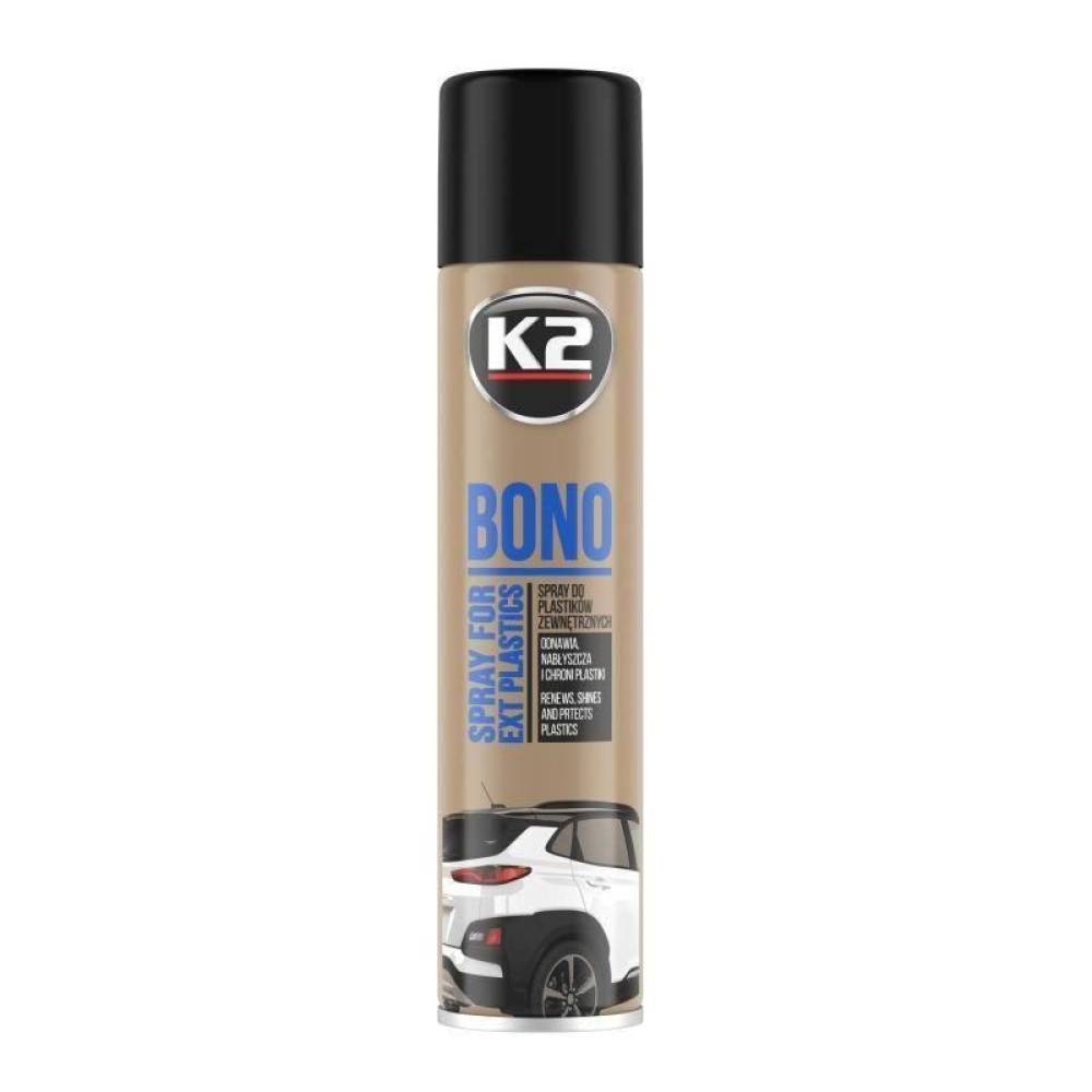 Spray curatat, reinnoit luciu suprafete plastic, cauciuc, vynil 300ml, BONO K150 K2.