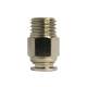 Cupla rapida mufa dreapta din metal fi 6mm cu surub M12, BK VB15