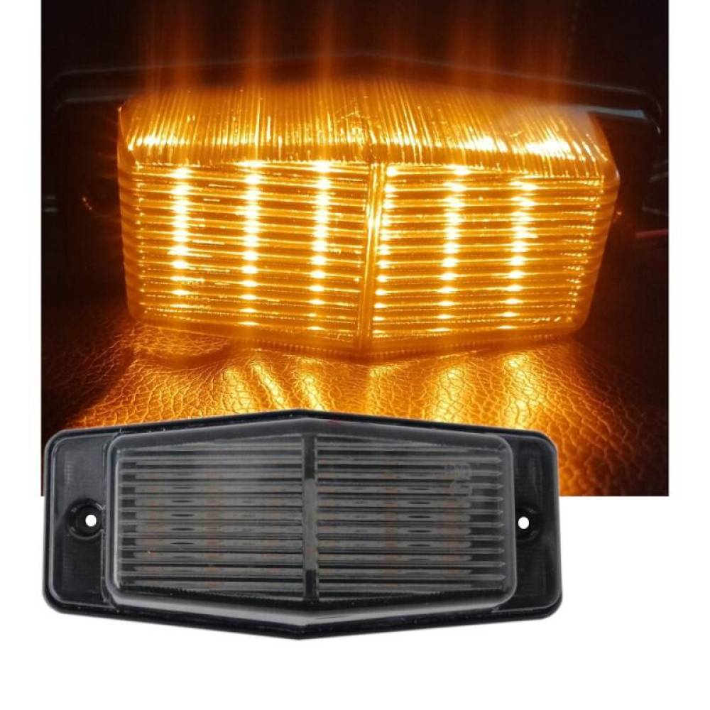Lampa gabarit, semnalizare, 12V-24V, cu sticla dubla fumurie, pentru camion, tractor, excavator, masini agricole, FR0221 Formplas BK79009