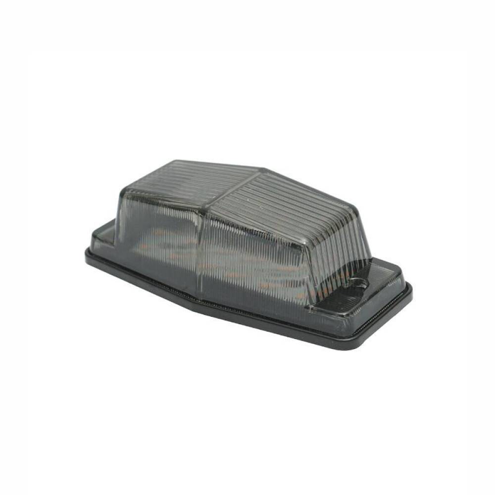 Lampa gabarit, semnalizare, 12V-24V, cu sticla dubla fumurie, pentru camion, tractor, excavator, masini agricole, FR0221 Formplas BK79009