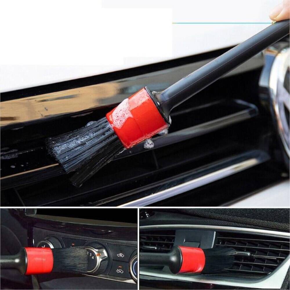 Set 5 pensule aspre, pentru detailing, interior-exterior, Hard AKC8103, 00465