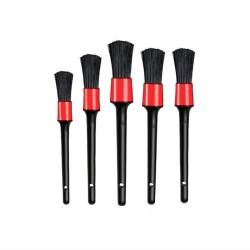 Set 5 pensule aspre, pentru detailing, interior-exterior, Hard AKC8103, 00465