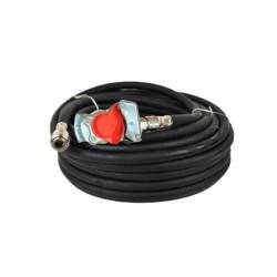 Furtun umflat roti 20m, 20 bar, cu cupla aer camion si mufa rapida, WDP023