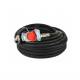 Furtun umflat roti 20m, 20 bar, cu cupla aer camion si mufa rapida, WDP023