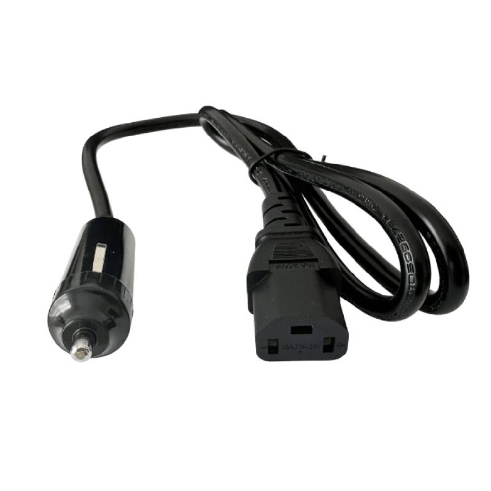 Cablu alimentare 12-24V, cu stecher pentru bricheta si mufa cu 3 pini, 1m, pentru multicooker, etc, B.A.M AKC127