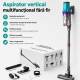 Aspirator vertical fara fir, 300W, 35 kPa, 2000mAh, 800ml, 3 moduri, ecran tactil LED, perie iluminata LED, Bk00492 Aspirator vertical fara fir, 300W, 35 kPa, 2000mAh, 800ml, 3 moduri, ecran tactil LED, perie iluminata LED, Bk00492