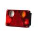 Lampa spate 232x142, 5 functii, cu triunghi, mers inapoi si numar, dreapta, W21L 115 WAS