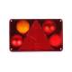 Lampa spate 232x142, 5 functii, cu triunghi, ceata si numar, stanga, W21L 114 WAS