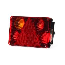 Lampa spate 232x142, 5 functii, cu triunghi, ceata si numar, stanga, W21L 114 WAS