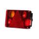 Lampa spate 232x142, 5 functii, cu triunghi, ceata si numar, stanga, W21L 114 WAS