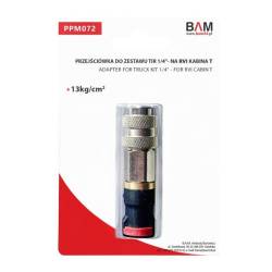 Cuplaj rapid (reductor pneumatic) Adaptor pentru camion, din 1/4 Cuplaj rapid (reductor pneumatic) Adaptor pentru camion, din 1/4