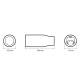 Ornament toba interior 50(65), exterior 75, L204 01318 Amio