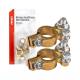 Set 2 borne acumulator cupru, fixare cu surub, 12-24V, 800A, 04392 Amio