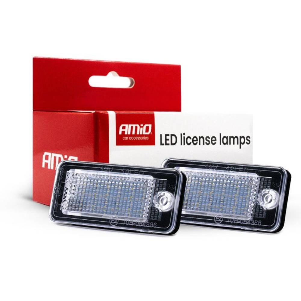 Set 2 bucati lampa numar LED, compatibil Audi A4,A3,A8,A6,S6, Q7, Art7301, Amio 04536
