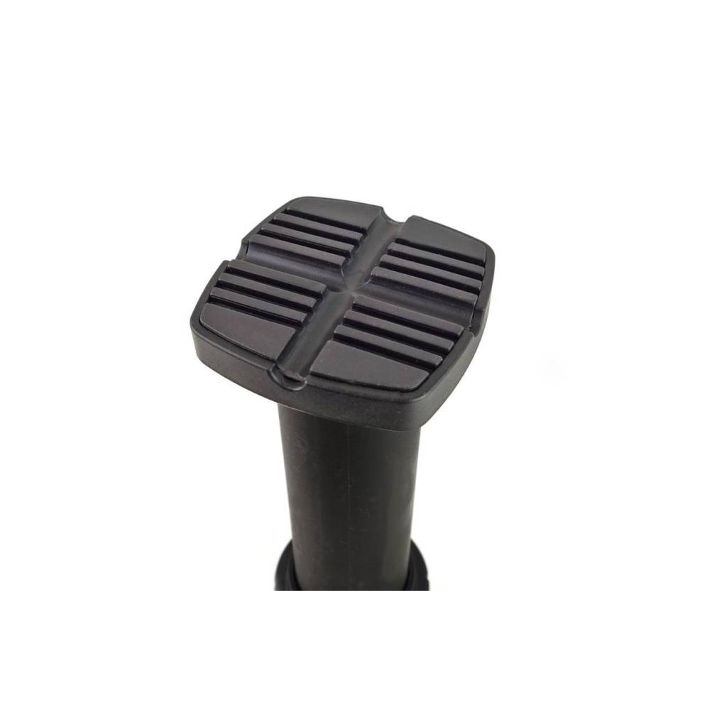 Pompa aer picior 1 cilindru, mini, cu manometru, PU03, 02147