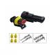Set Mufa conector cu 2 pini mama+tata, Superseal / Amp TLA02318 Set Mufa conector cu 2 pini mama+tata, Superseal / Amp TLA02318