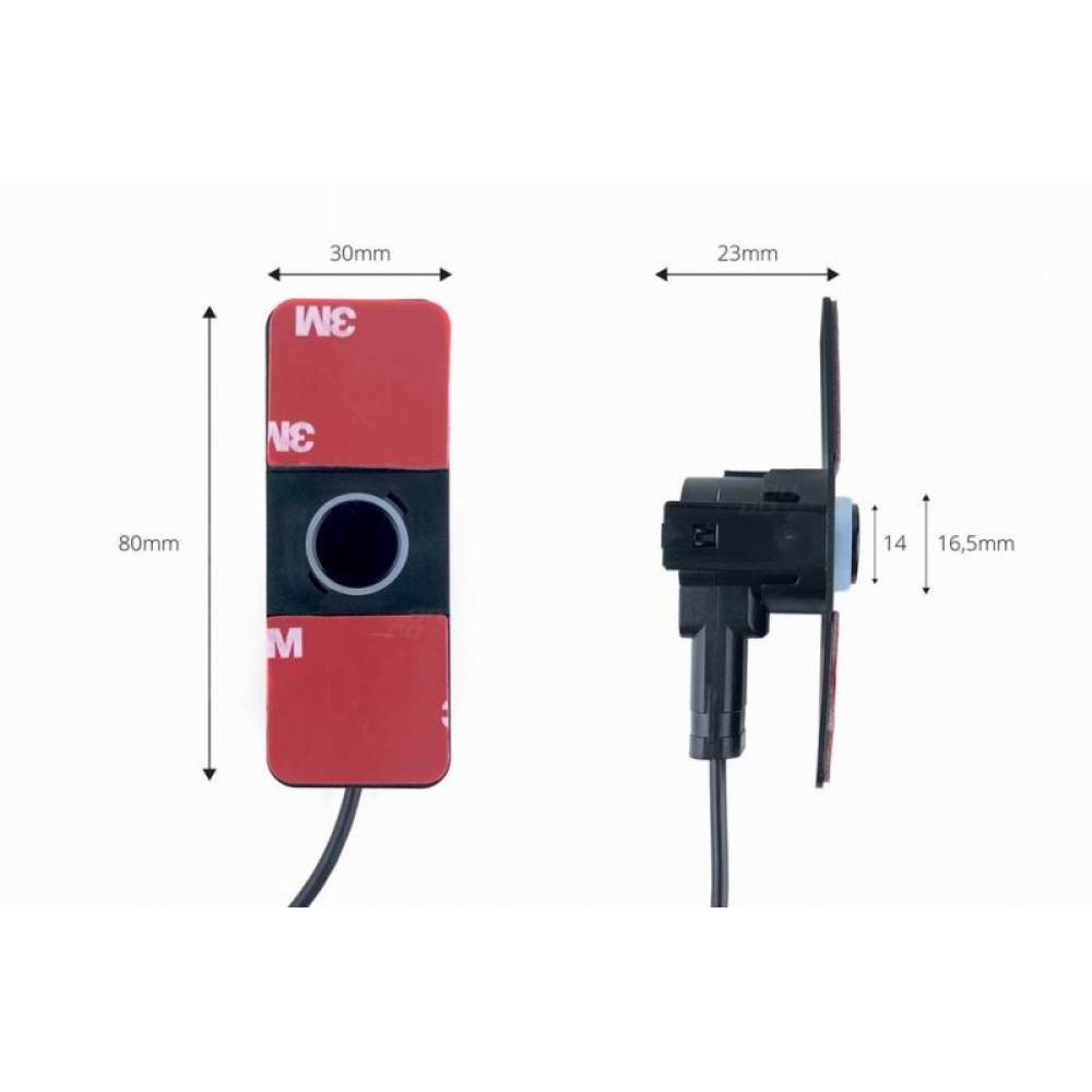 Senzori parcare, Buzzer, montare interioara, 16.5mm, negri, 02253 Amio