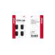 Ornament capacele valva hexagonale16mm, negre set 4 bucati 02237 Amio