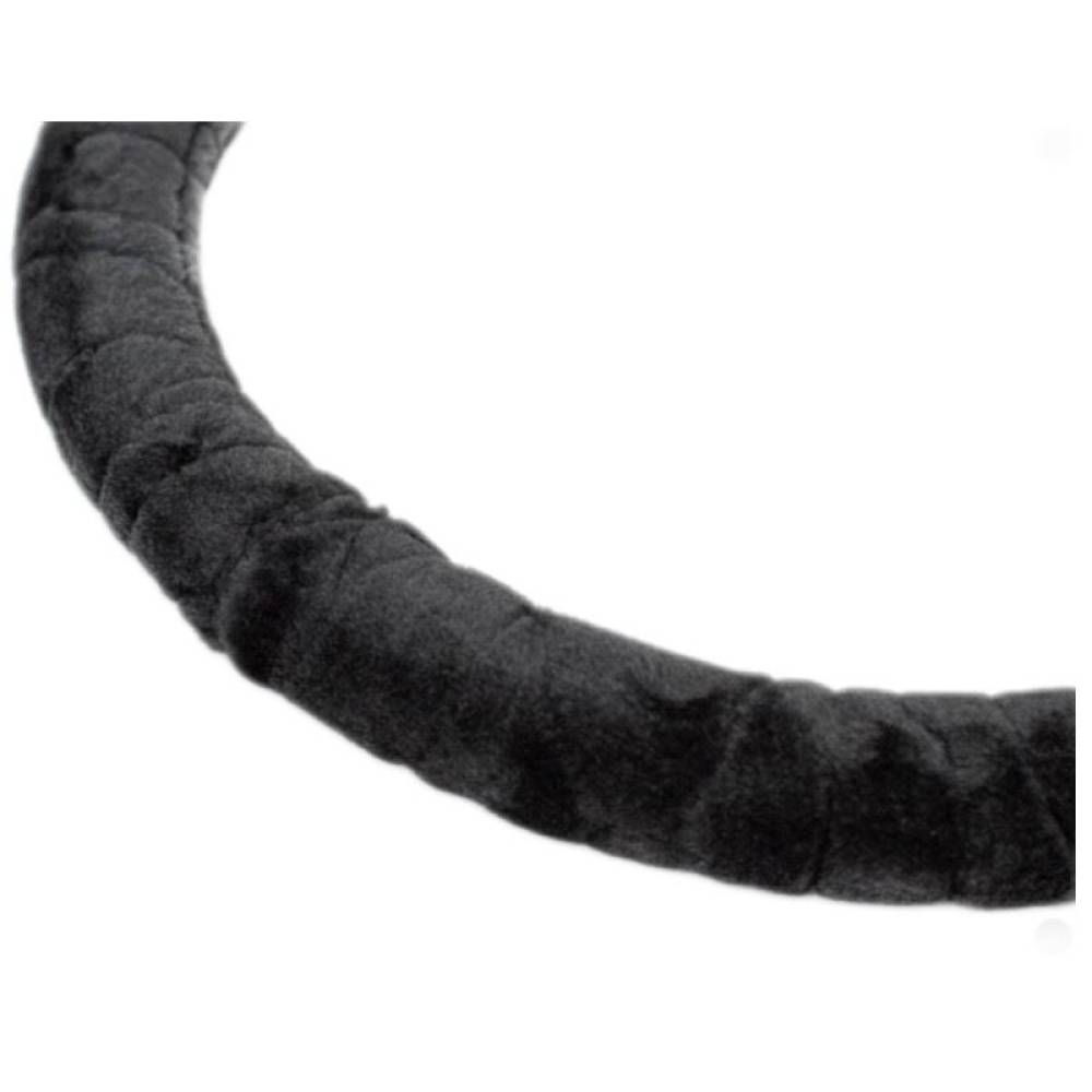 Husa volan 37-39cm gri, pufoasa, PUFI PLUSH, 01357 Amio