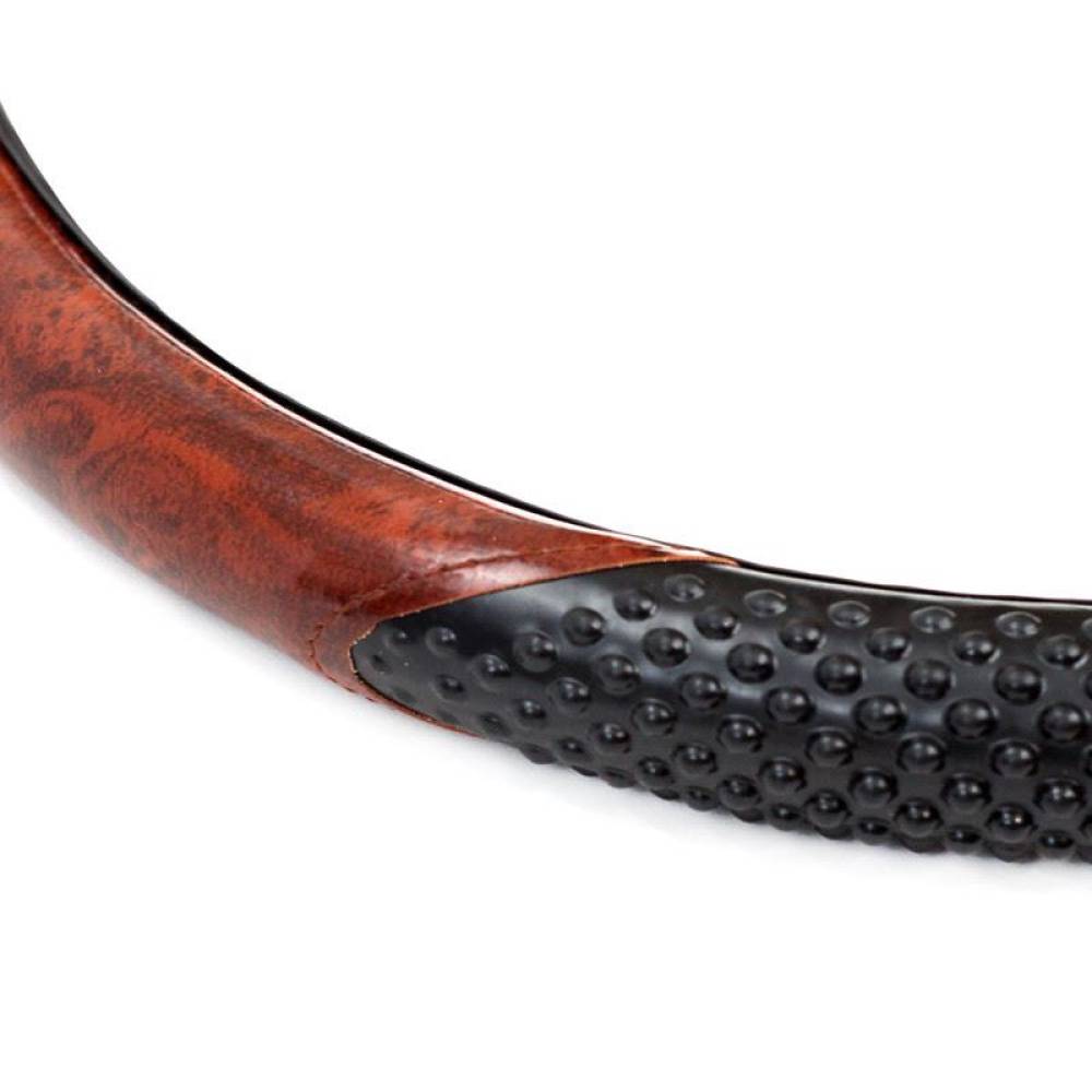 Husa volan 37-39cm, mahon, cu crampoane SWC-11-M, 01369 Amio