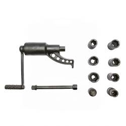 Trusa cheie cu multiplicator forta pentru jante camion, cu 7chei 24,27,30,32,33,36,38 BK92507
