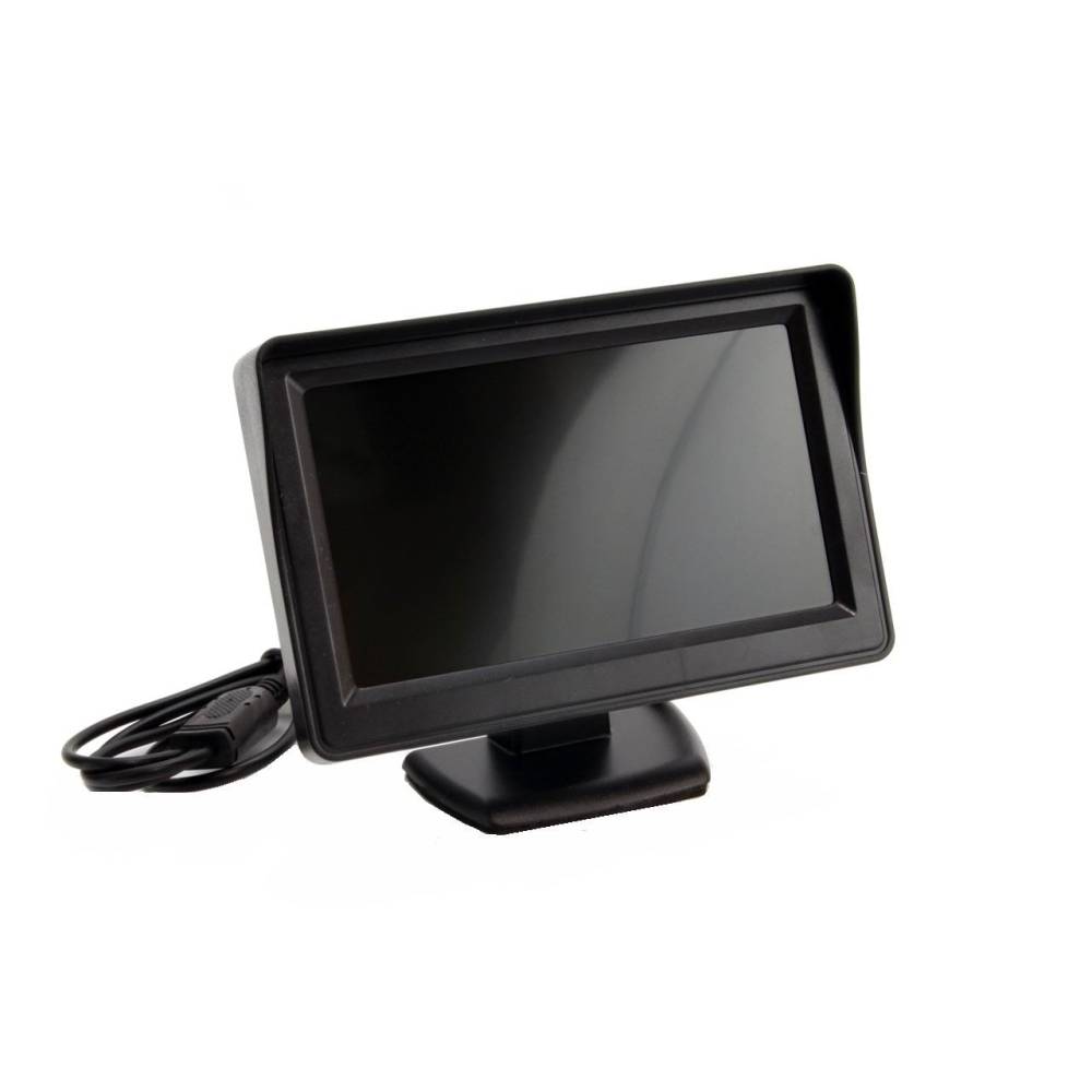 Camera marsarier cu senzori si monitor, kit asistenta parcare, camera HD315, 4 senzori, ecran TFT01 4.3