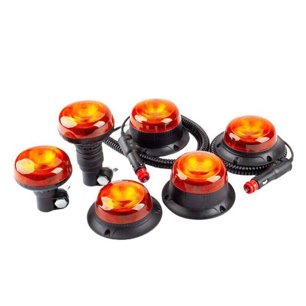 Girofar 12-24V, h97, 18 LED-uri, 15W, tija scurta, 02922 Amio Girofar 12-24V, h97, 18 LED-uri, 15W, tija scurta, 02922 Amio