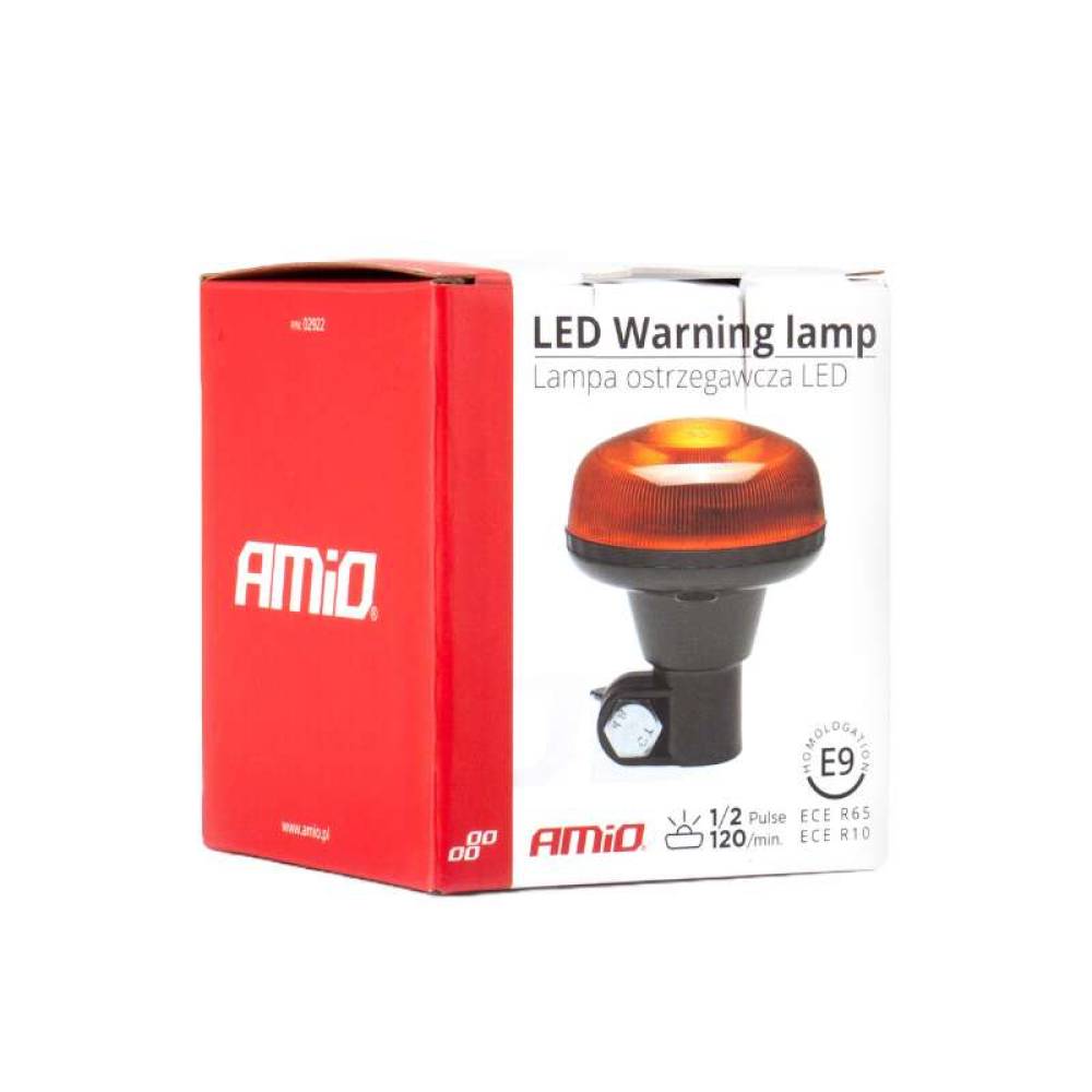 Girofar 12-24V, h97, 18 LED-uri, 15W, tija scurta, 02922 Amio Girofar 12-24V, h97, 18 LED-uri, 15W, tija scurta, 02922 Amio