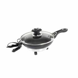 Tigaie electrică auto 12V, 150W, 750 ml, 20x4 cm, cu capac, pentru mașină/rulotă, AMiO 02532