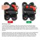 Siguranta automata rearmabila cu reset, patrata, 60A, 12-48V, 03826 Amio