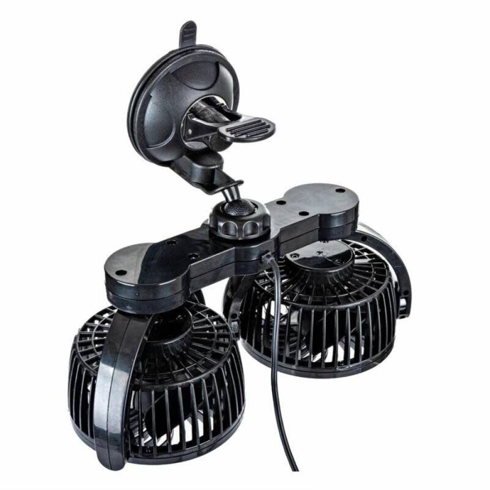 Ventilator dublu 24V, 2xfi10cm, 10W, prindere ventuza, 2 viteze, PRO Series, 03011 Amio