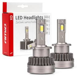 Set 2 becuri LED, D2S /D2R, 6500k, 9-16V, 70W, 8600lm, 360 grade, Canbus, XD Series  Amio 03311