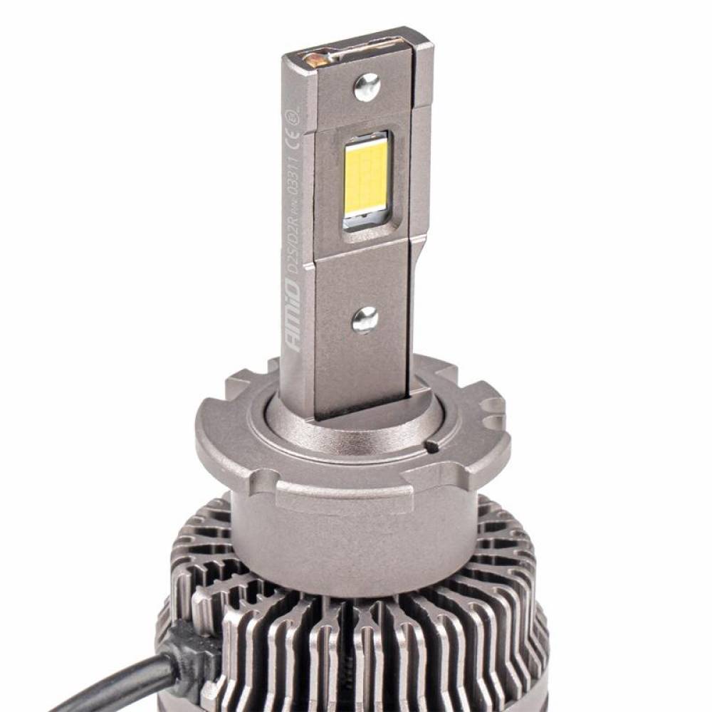Set 2 becuri LED, D2S /D2R, 6500k, 9-16V, 70W, 8600lm, 360 grade, Canbus, XD Series  Amio 03311