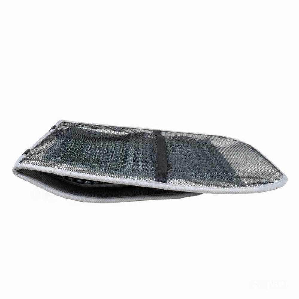 Perna scaun cu bile, 97x44cm, cu suport lombar, gri, 03641 Amio