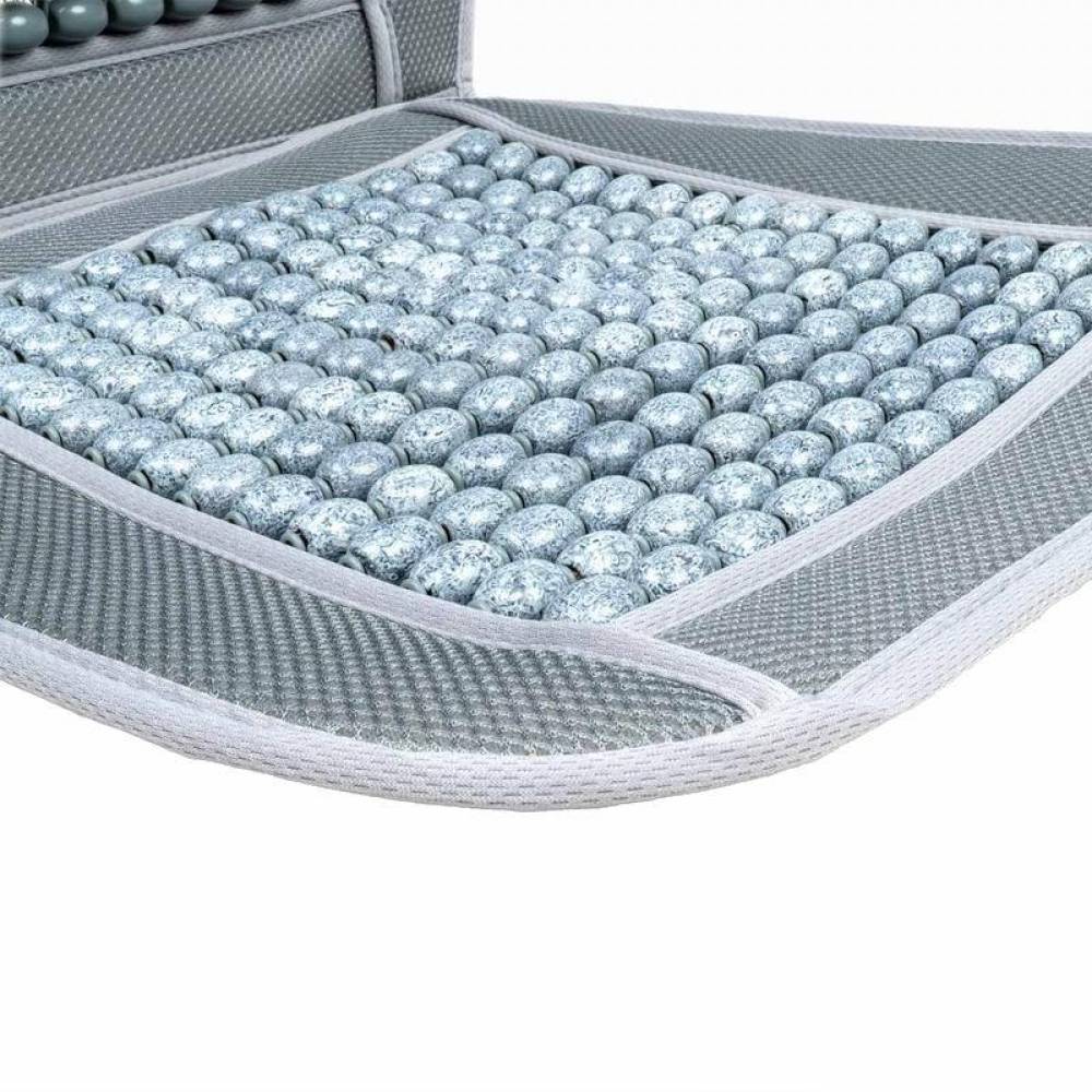 Perna scaun cu bile, 97x44cm, cu suport lombar, gri, 03641 Amio