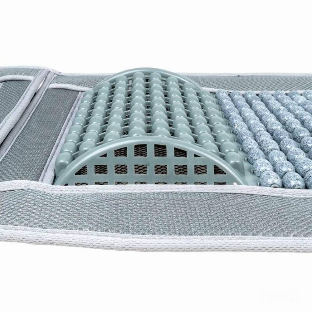 Perna scaun cu bile, 97x44cm, cu suport lombar, gri, 03641 Amio