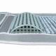 Perna scaun cu bile, 97x44cm, cu suport lombar, gri, 03641 Amio