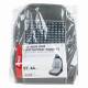 Perna scaun cu bile, 97x44cm, cu suport lombar, gri, 03641 Amio