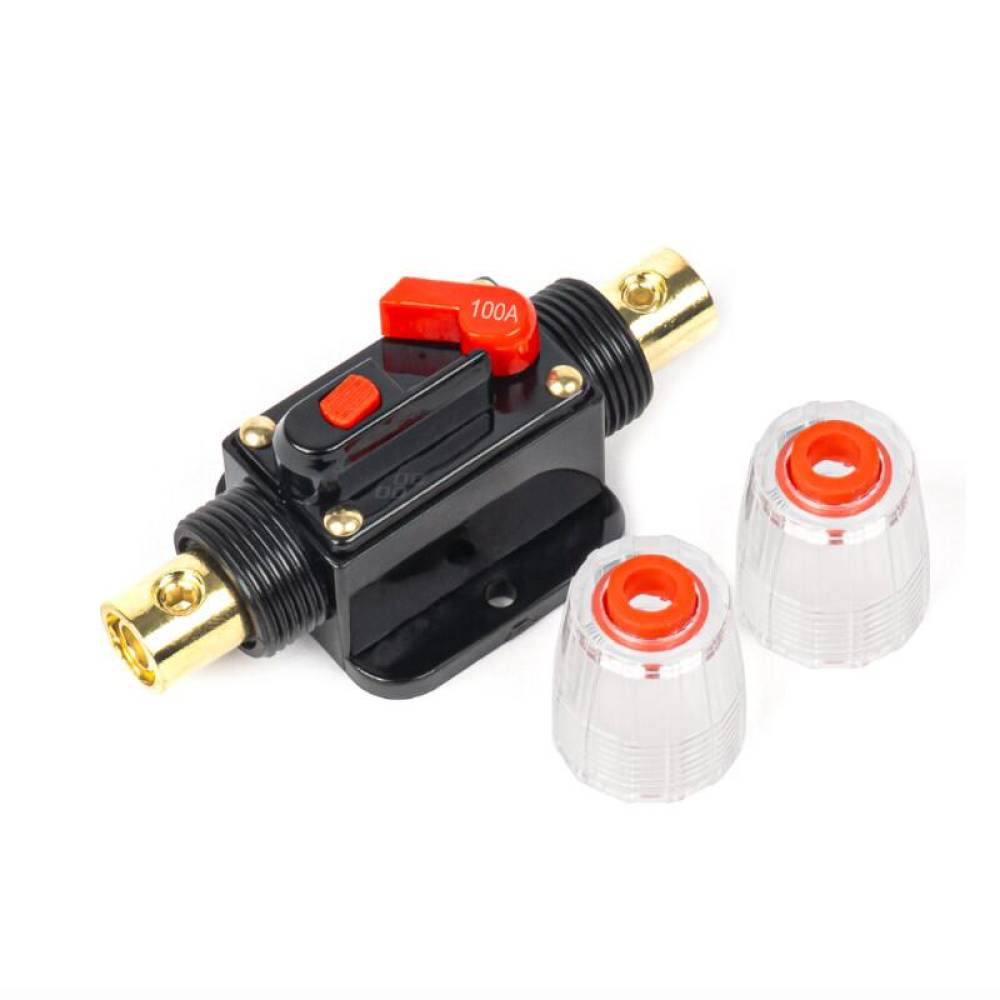 Siguranta automata rearmabila cu reset, cilindrica, 100A, 12-48V, 03821 Amio