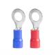Set 2 borne acumulator cupru 12V, cu papuci si garnituri fixare-decuplare rapida, 4 cai, 04058 Amio 